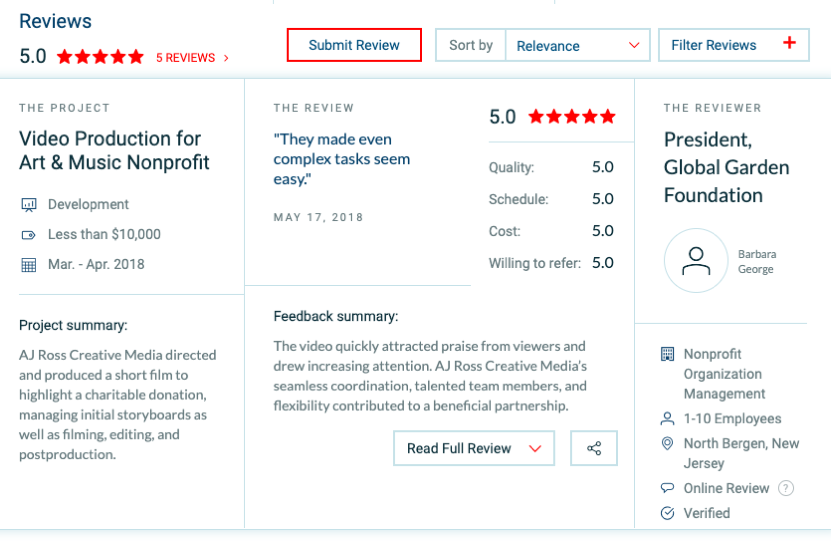 clutch AJRoss legal listing 2019