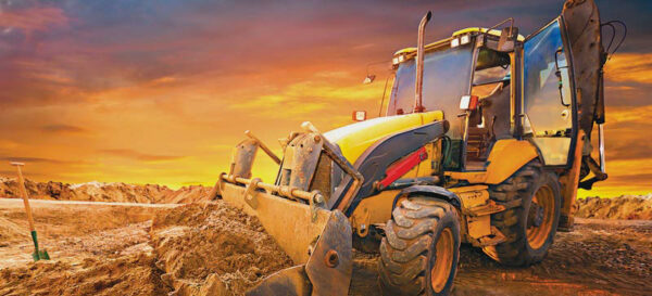 Orange County IDA tractor at work