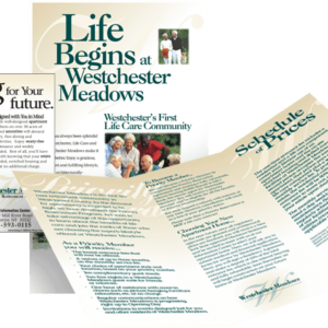 Westchester Meadows print materials