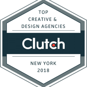 Clutch Badge - top creative & design agencies NY 2018