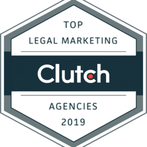 Clutch Badge - top legal marketing agencies 2019