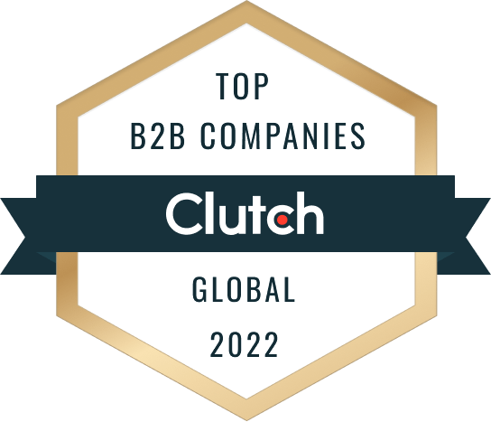 Clutch Badge - top B2B companies 2020