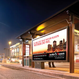 Jacoby & Meyer billboard display ad