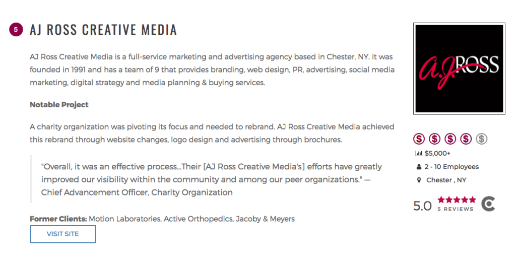 The Manifest listing