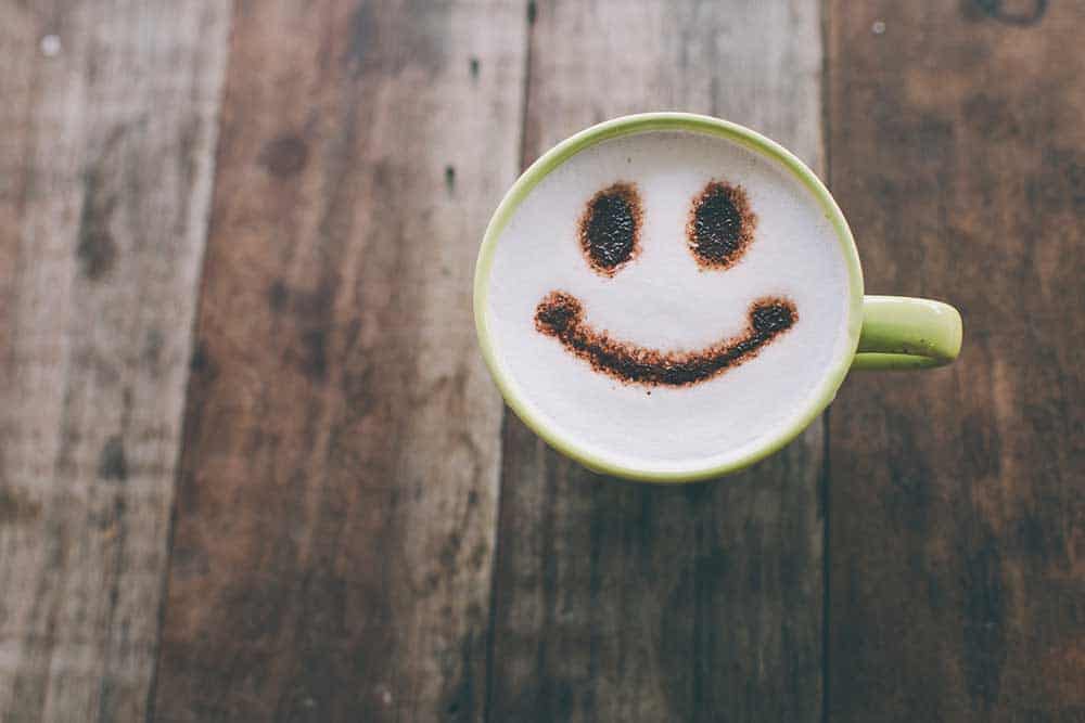 Smiling coffee