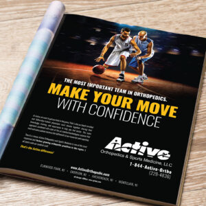 Active Orthopedics banner print ad 2