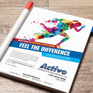 Active Orthopedics banner print ad 1