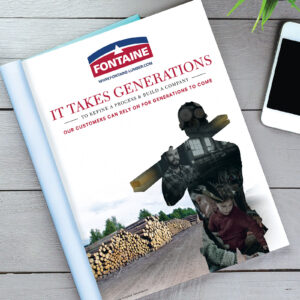 Fontaine Lumber print ad