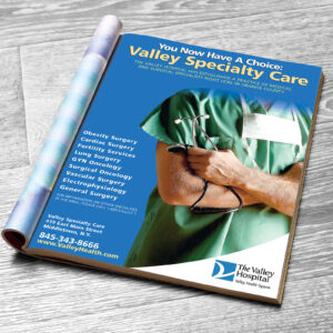 The Valley Hospital Foundation print ad