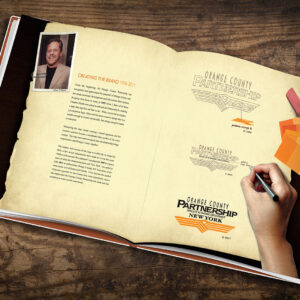 Orange County Partnership anniversary book