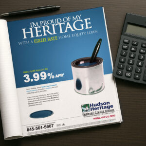 Hudson Heritage Federal Credit Union print ad