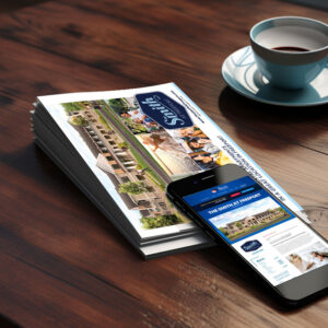 real estate brochures and mobile website