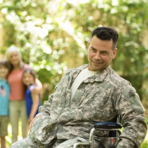 veteran in a wheelchair