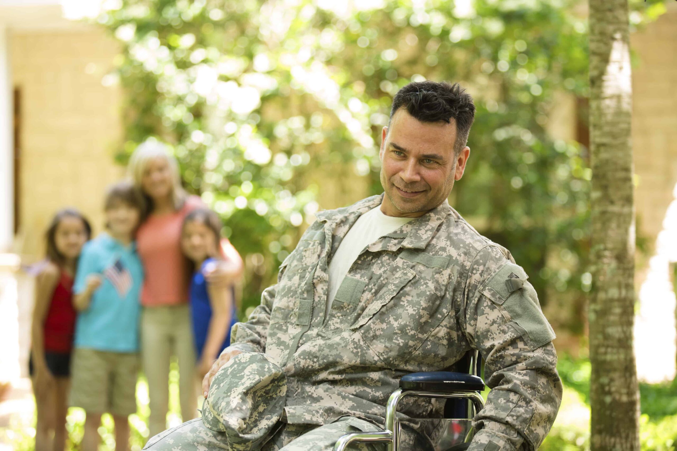 veteran in a wheelchair