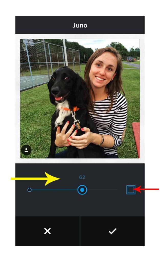 Instagram filter example