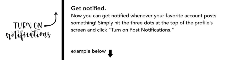 Instagram notifications