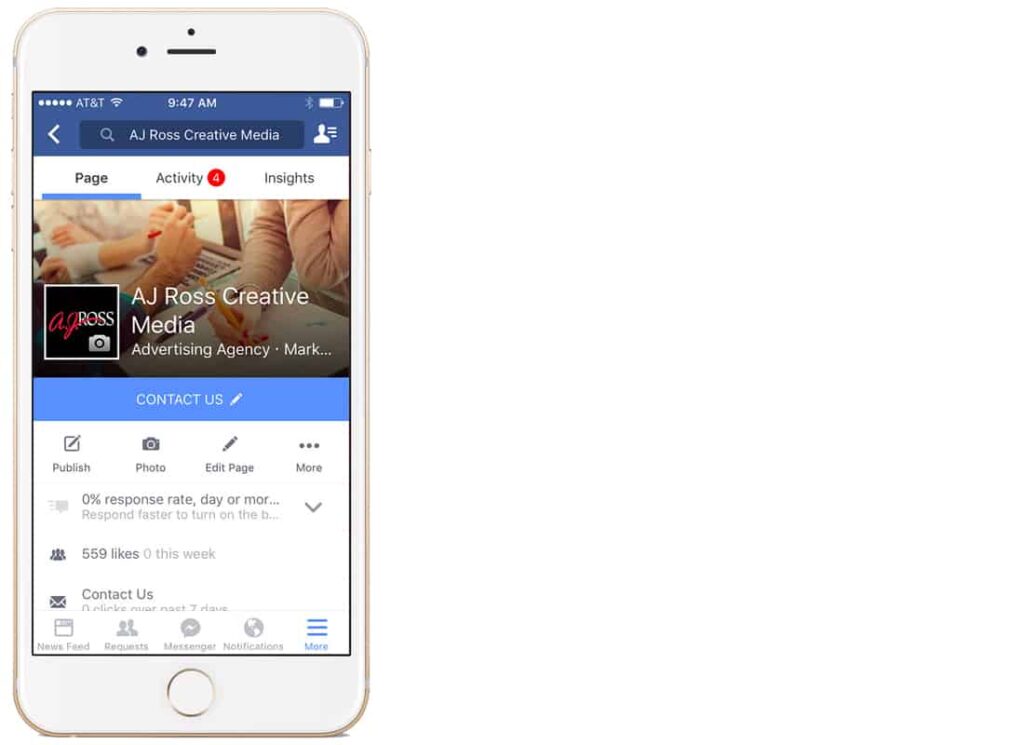 Facebook mobile sharing